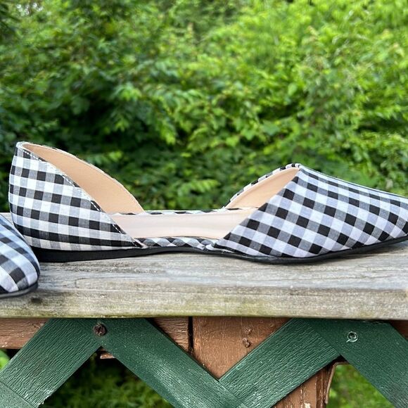 Forever21 Slip on * Black/White Checkered Shoes Sz 7.5 NWOT - Picture 2 of 9